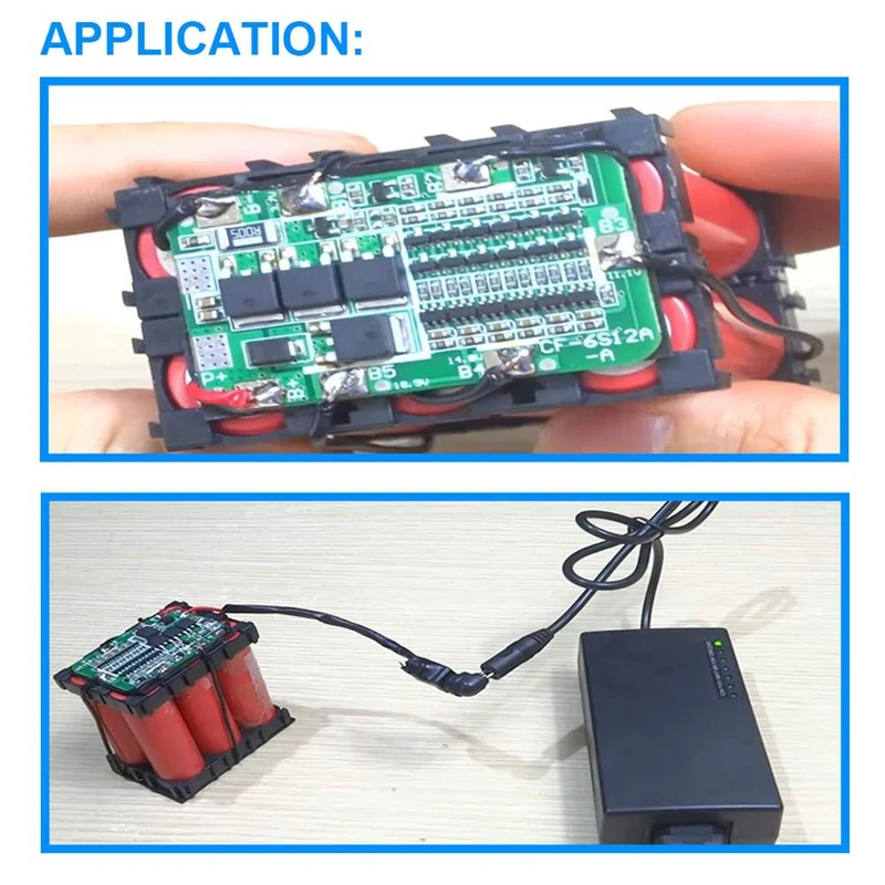 5PCS 1S 15A 3.7V 6MOS Lithium Battery Protection Board 18650 Charger Module For Li-Ion Lithium Battery Cell With Nickel