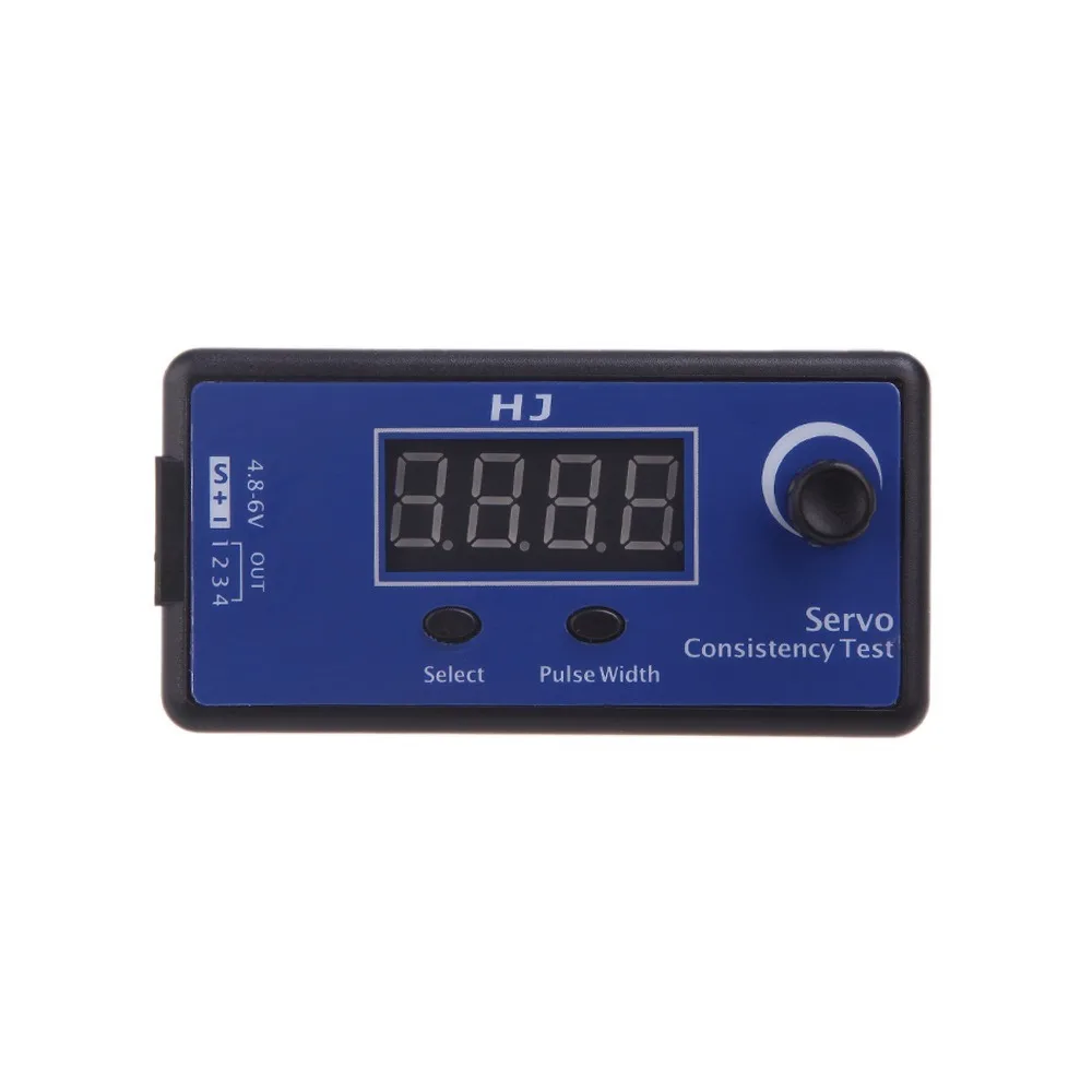 

Mini DC 4.8~6V RC Servo Tester Digital Display 3 Modes ESC Consistency Tester Tester Digital Servo Tester RC Helicopter Airplane