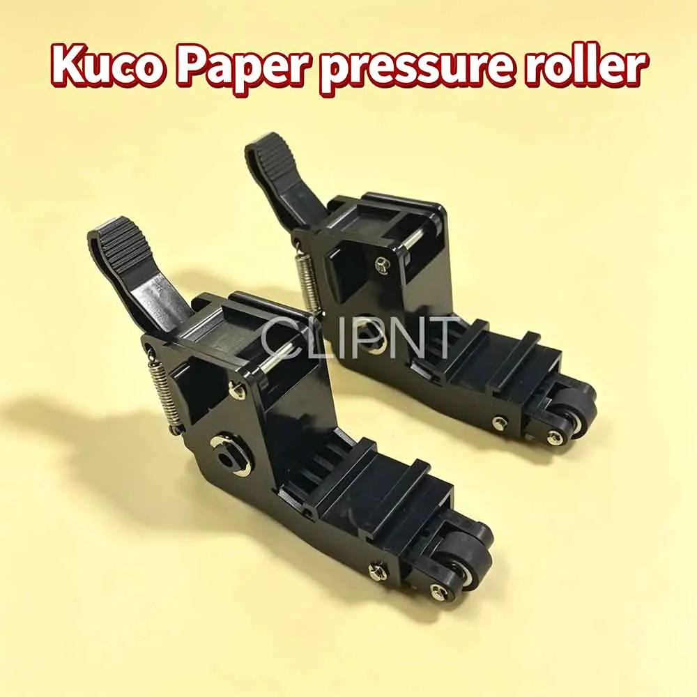 2PCS Kuco Cutting Plotter Paper Pressure Pinch Roller Assembly For Kuco Teneth TH1300 TH740 T24L T48X Rubber Roller Wheel