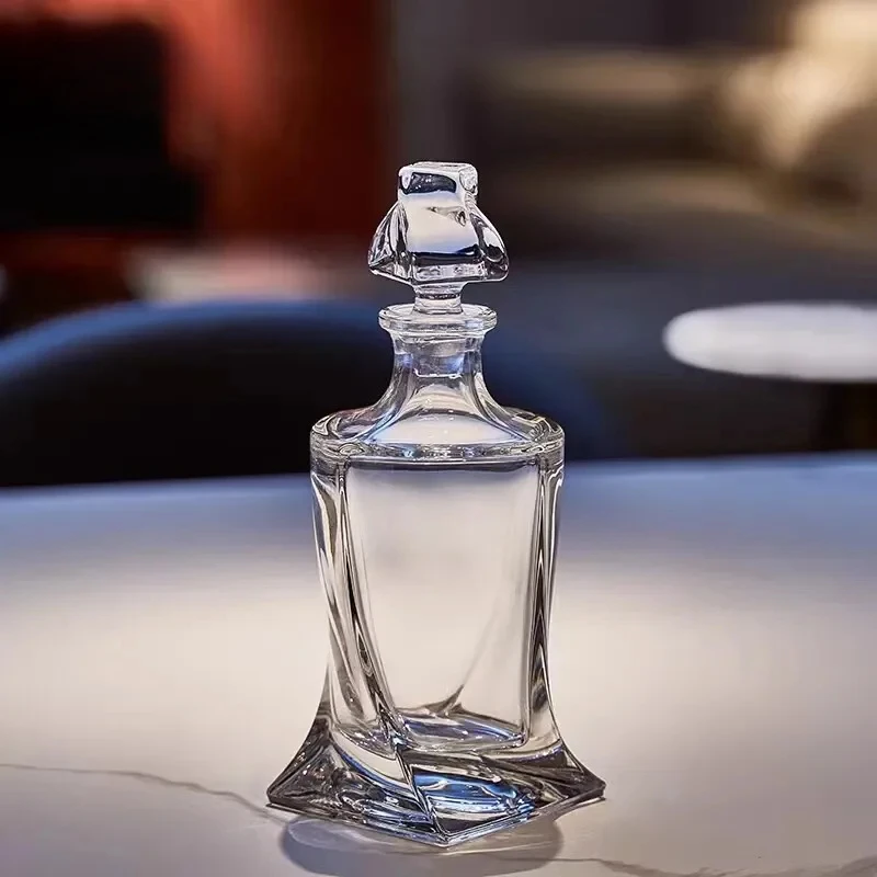 Crystal Glass Wine Red Bottle Wine Decanter Whiskey Liqour Pourer Home Bar Vodka Beer Bottle Jar Jug JR
