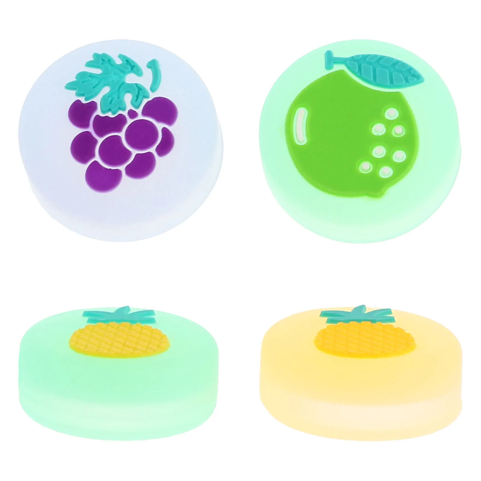 

4Pcs Switch Thumbstick Grips Joystick Caps Glow in The Dark Silicone Protective Button Covers Gaming Switch Replacement