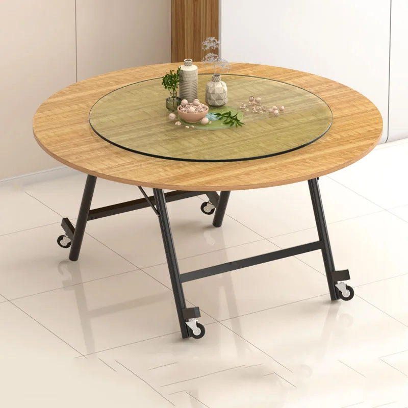 Home Round Kitchen Dining Table Set Coffee Games Mobile Bistro Breakfast Folding Table Office Esstische Home Furniture XY50DT