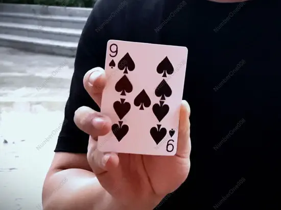 Playing Cards 5 to 9 Upgrade Visual Impact Spades Effect Bicycle Version Close Up Magic Trick Props Professional Magician Set