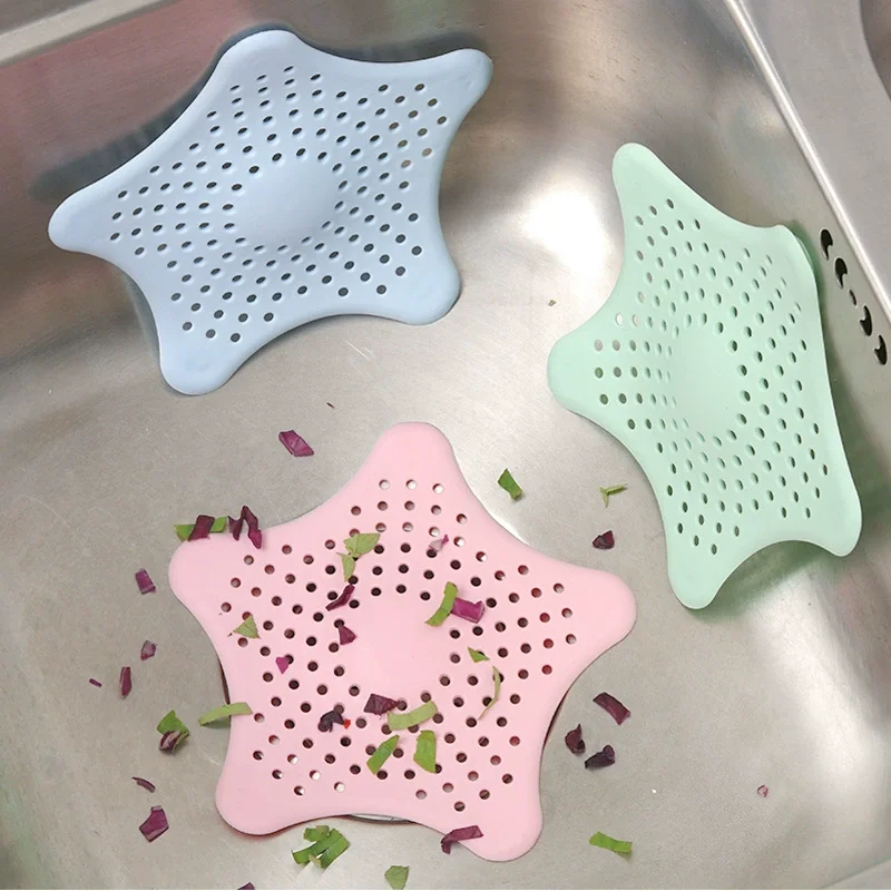 

Уловитель волос из прочного силикона: заглушка для слива в душе, защита для раковины, сетка-фильтр для кухни, ванной и душевой кабины