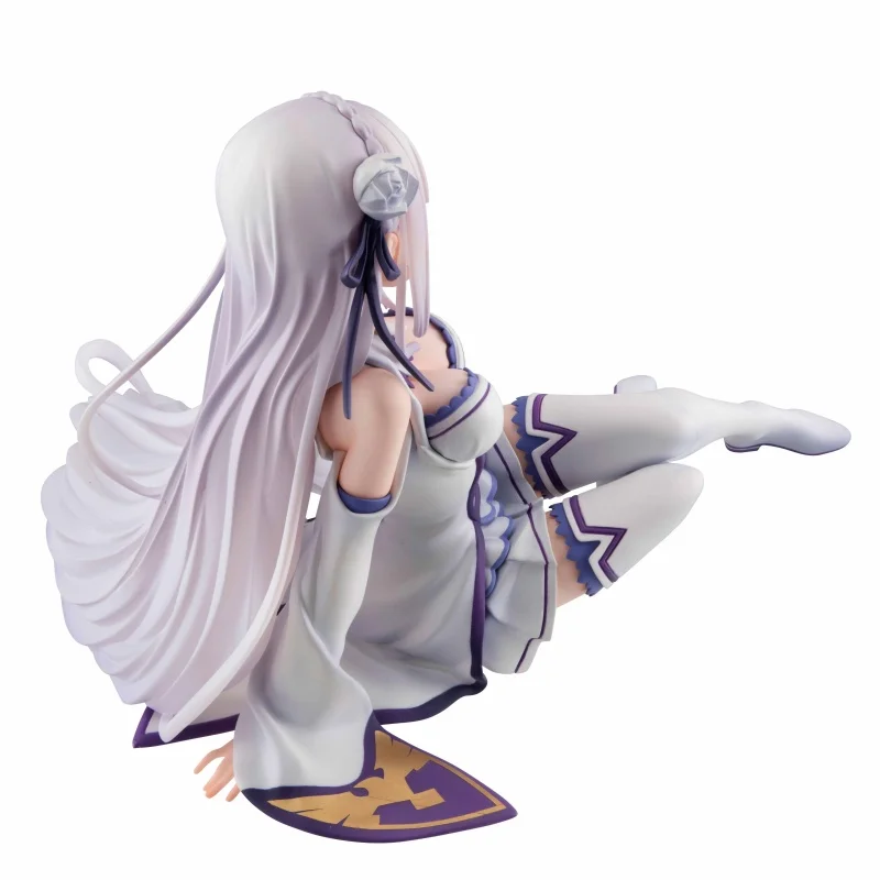 [قبل البيع] لعبة أنيمي حقيقية إعادة: الحياة في عالم مختلف من الصفر إميليا يجلس الجمال 9 سنتيمتر نموذج لجسم لعبة هدية