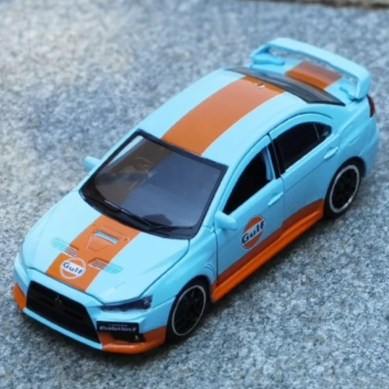 

1:32 Mitsubishi Lancer Evo X 10 автомобиль из сплава, Литые металлические игрушечные автомобили, модель автомобиля, высокий звук, искусственная коллекция, подарок