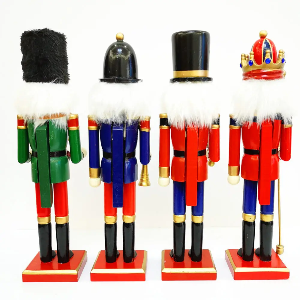 Indoor christmas decoration nutcracker wooden soldier ornaments