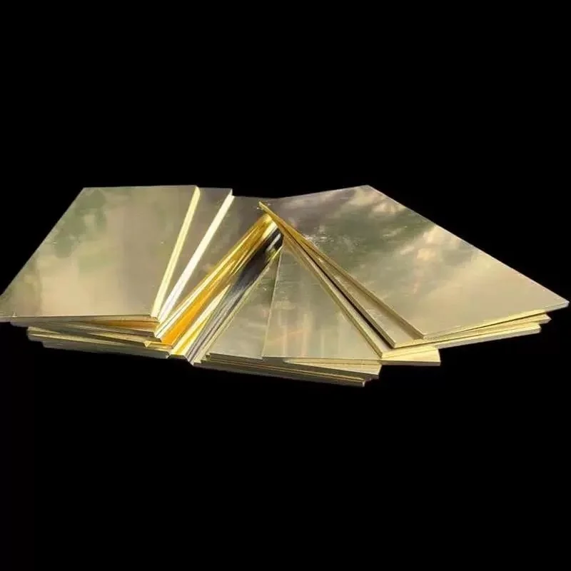 H62 Brass Sheet Plate Brass Shim Stock 0.5/0.8/1‑6mm Thickness Solid Yellow Copper Metal Plate For Machining Industrial Use