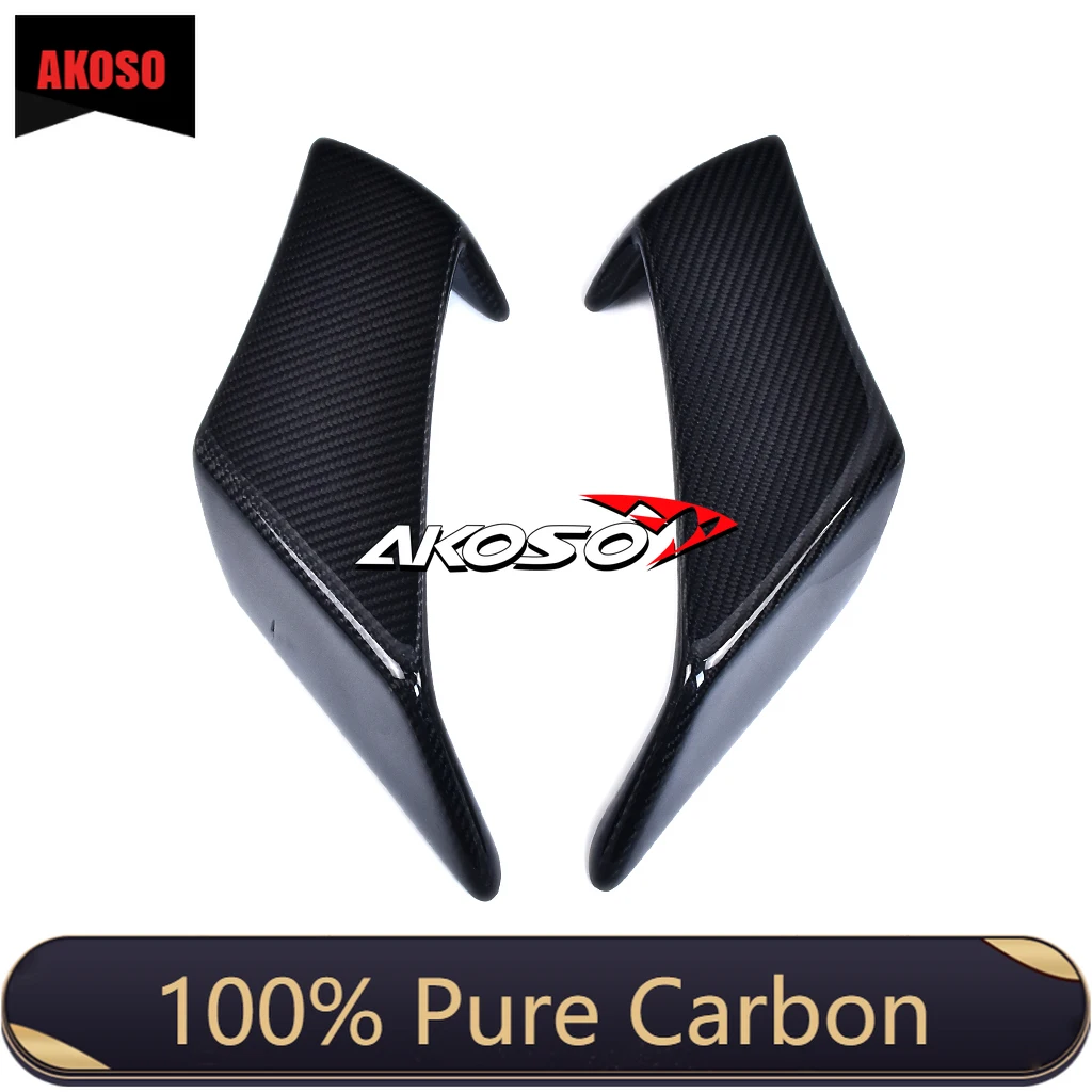 100% 3K Carbon Fiber Motorcycle Body Parts Tuono Fairings Kit Winglets For 2014 2017 2019 2021 2023 Aprilia RSV4 RF Wings