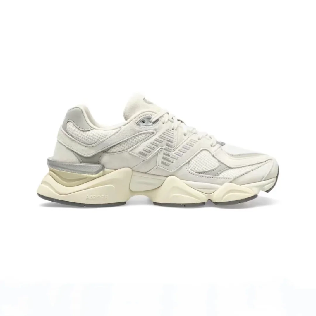 Original NewBalance NB 9060 Low-Top Athleisure Shoes in Light Gray Men's and Women's Unisex Sneakers U9060ECA