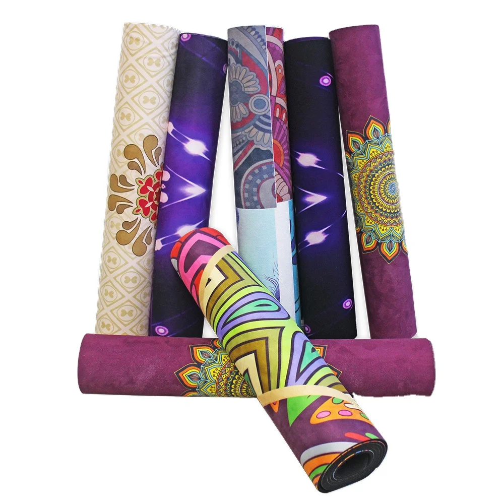 مستدام صديقة للبيئة سميكة المطاط الطبيعي اليوغا حصيرة قسط معدات بيلاتيس اللياقة البدنية في 4 مللي متر 5 مللي متر 6 مللي متر 8 مللي متر سمك