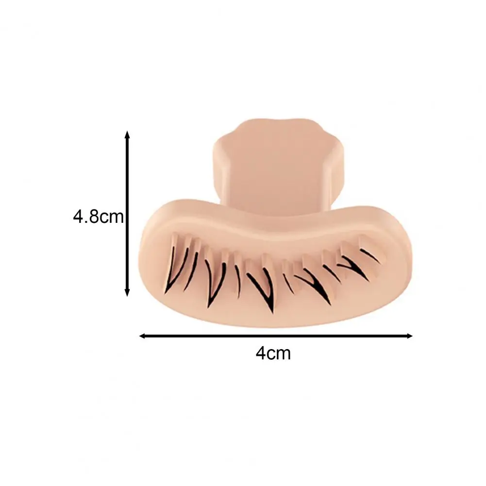 1 Pair False Eyelashes Eye Line Stamp Natural Looking Fake Bottom Lashes Plastic Stamp Eyelashes Prints Stamp for Women Makeup