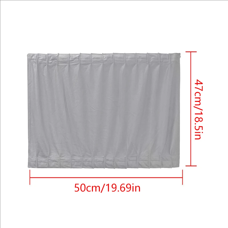 범용 자동차 태양 쉐이드 사이드 윈도우 커튼, 자동 접이식 UV 보호, 순수 천 선 바이저, 블라인드 커버 커튼, 자동차 용품, 2 개