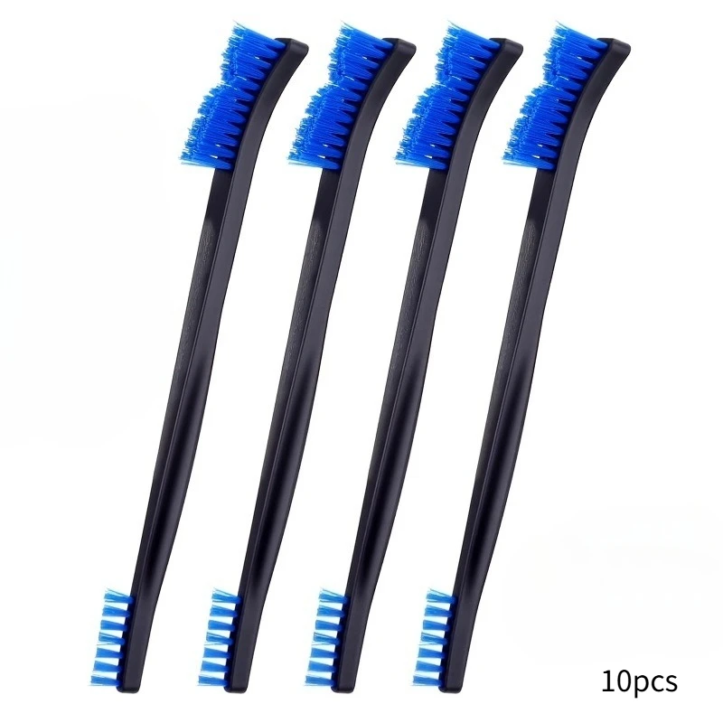 10pcs Small Nylon Bristle Detail Brush, Multi-Purpose Cleaning Tool for Jewelry, Car, Kitchen & Tight Spaces