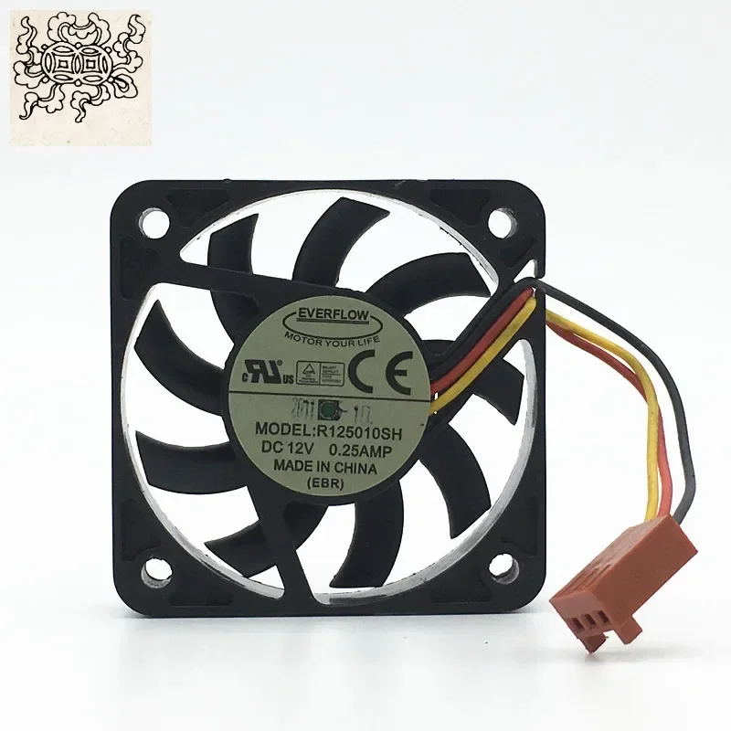 

Ltsf For EVERFLOW R125010SH DC 12V 0.25A 50x50x10mm 3-Wire Server Cooling Fan