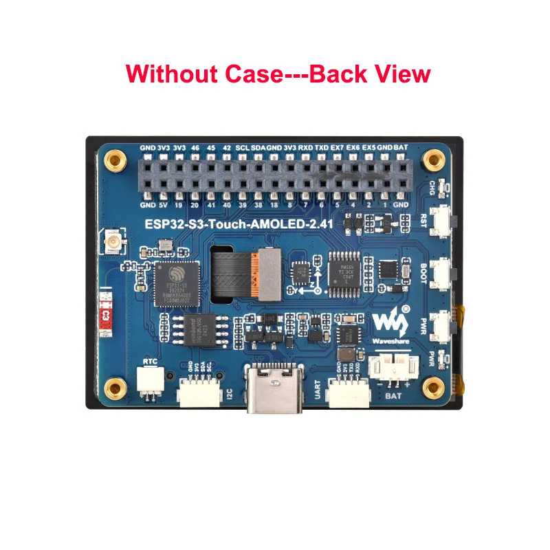 Waveshare ESP32-S3 2,41 Zoll AMOLED Display Development Board 600×450 Touchscreen ESP32 Display für Arduino IDE ESP-IDF HMI