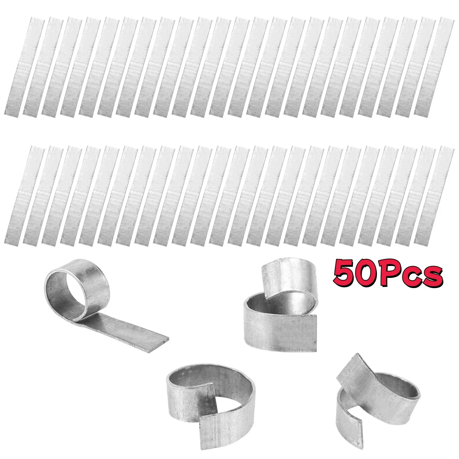 50Pcs Aquarium Anlage Gewichte Falten Cuttable Metall Wasser Anlage Gewichte Anker Liefert Teile Für Angeln Aquarium Anlage Halter