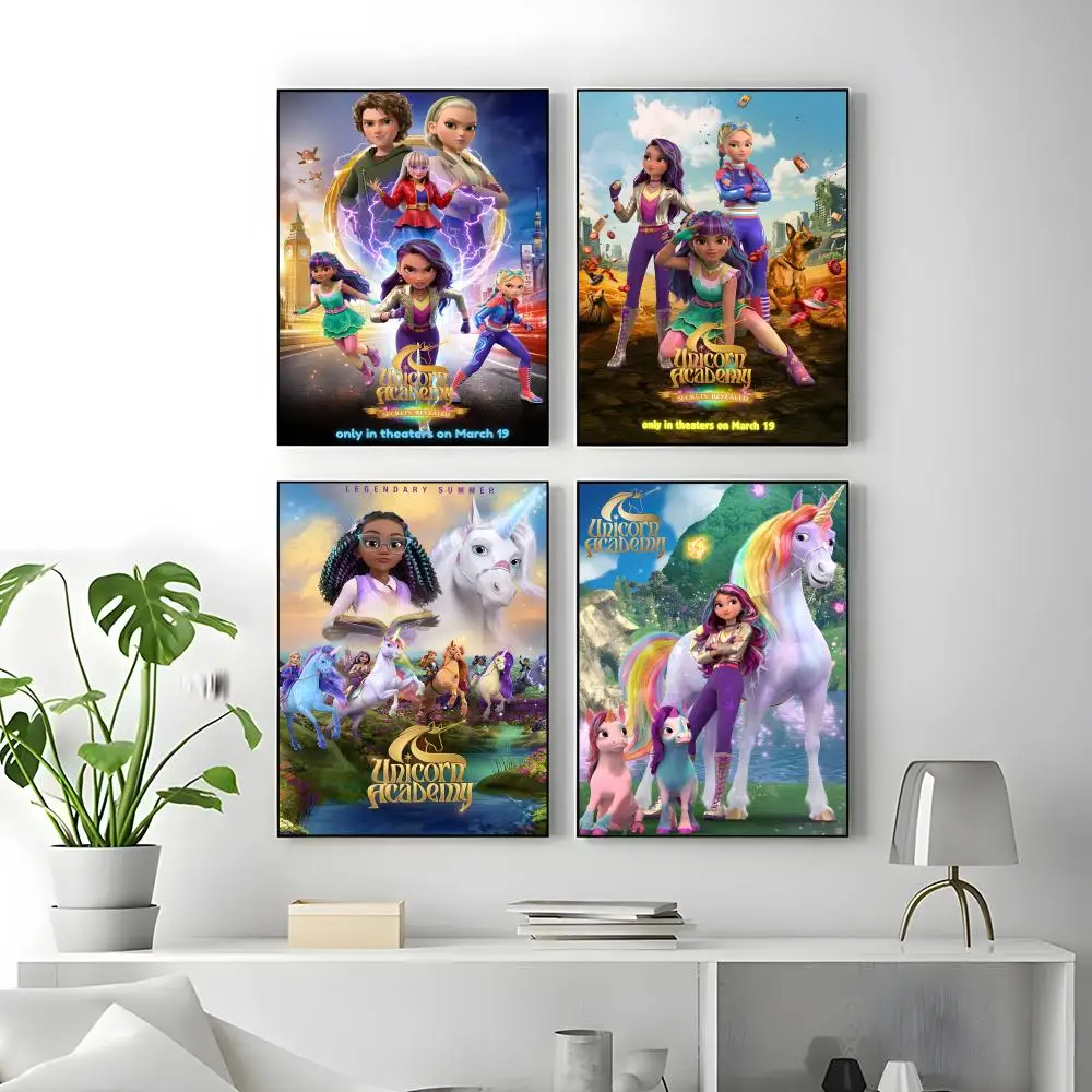 U-Unicorn Academy Poster Classic poster and wall art prints are suitable for living rooms, bedrooms,and home