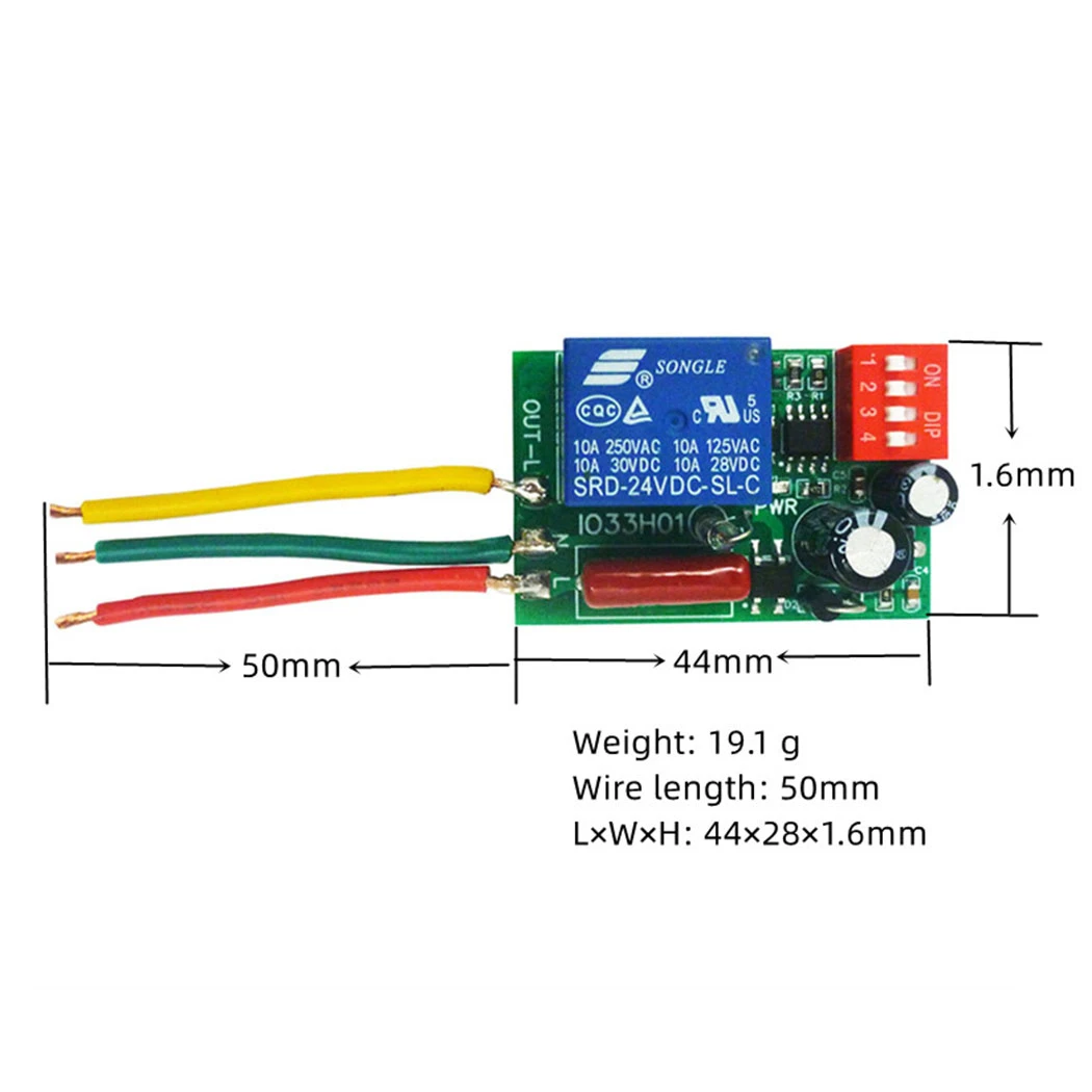

IO33H01 AC110V/220V 16-ступенчатый модуль реле таймера задержки отключения питания, регулируемый 7A 1400W 180 минут для двигателя освещения обогревателя вентилятора для ванной комнаты
