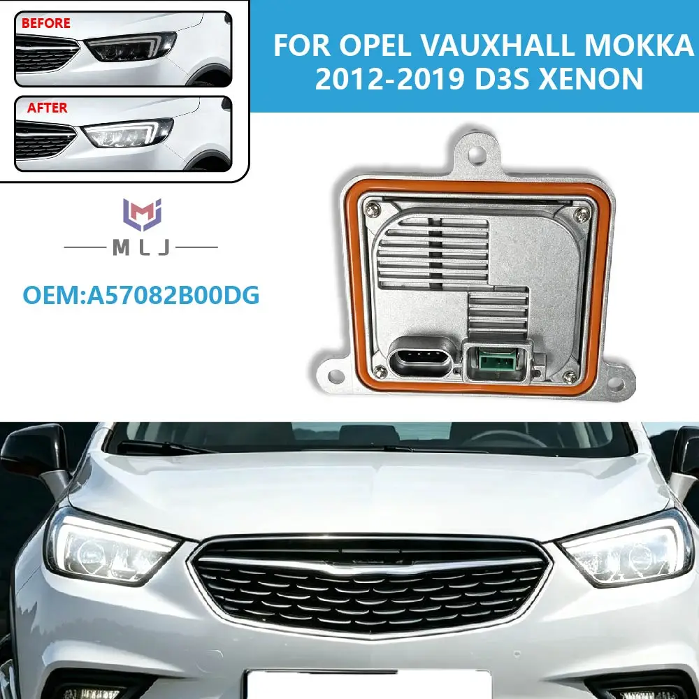 A57082B00DG For Opel Vauxhall Mokka 2012-2019 D3S Xenon Headlight Control HID Ballast Module DRL Daytime Running Light 95161308