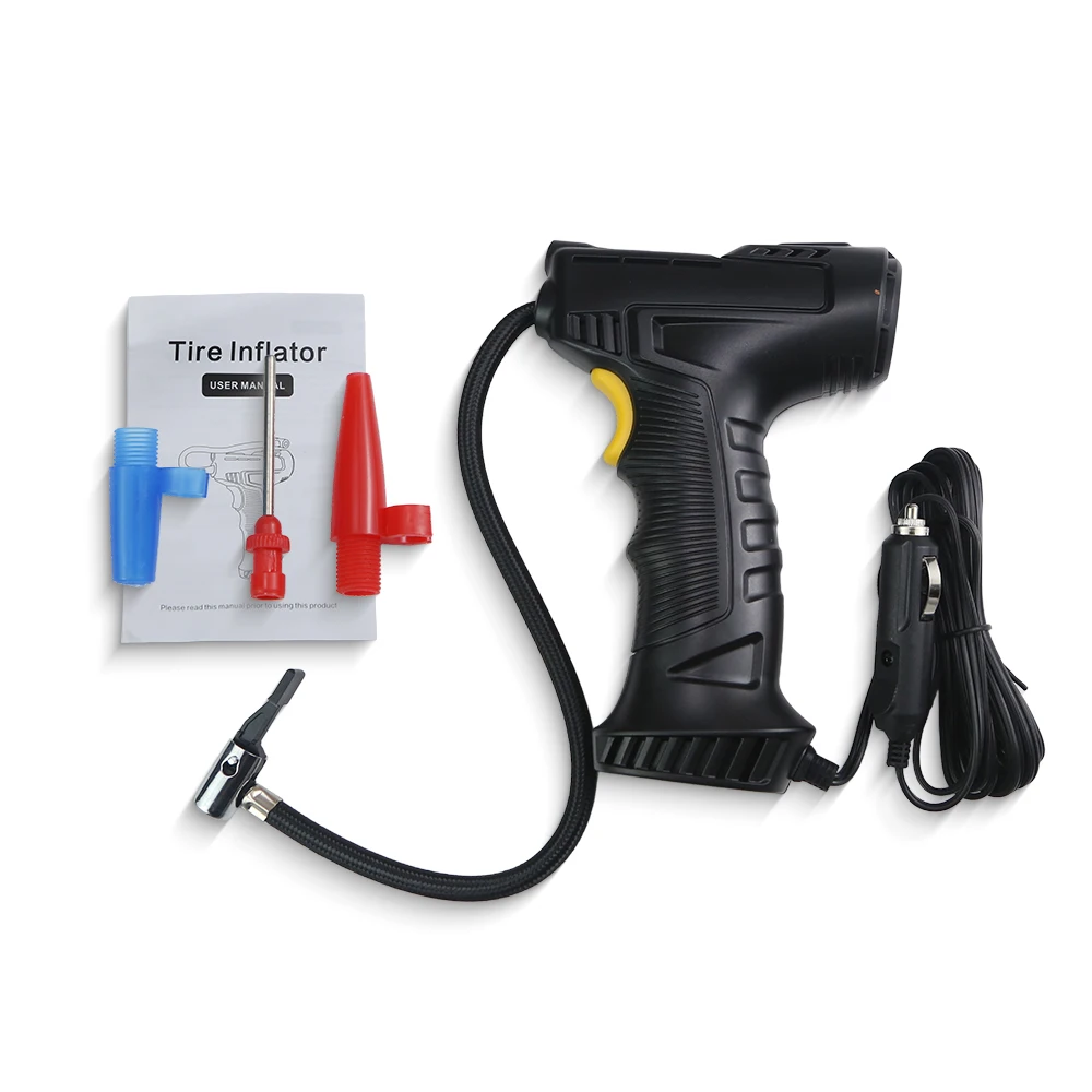 Multifunctional Portable Tire Inflator Wired Single Use Air Pump Digital Compressor For Car Bike Motorcycle