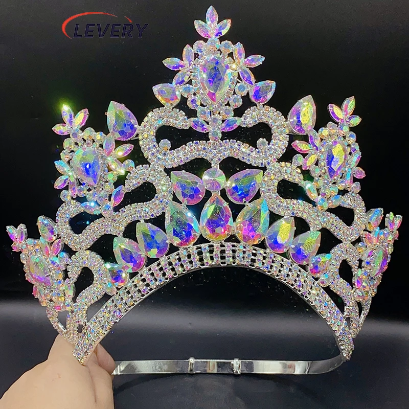 Levery 2024 New Design Luxury Rhinestone Tiaras and Crowns For Women Bride  Wedding  Pageant Crown