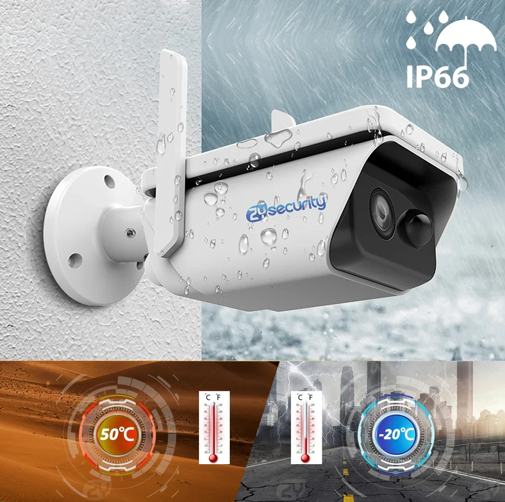 1080P Solar Camera Wifi Outdoor Wireless Powered Full Color Night Vision Surveillance Security Protection CCTV PIR IP Camera