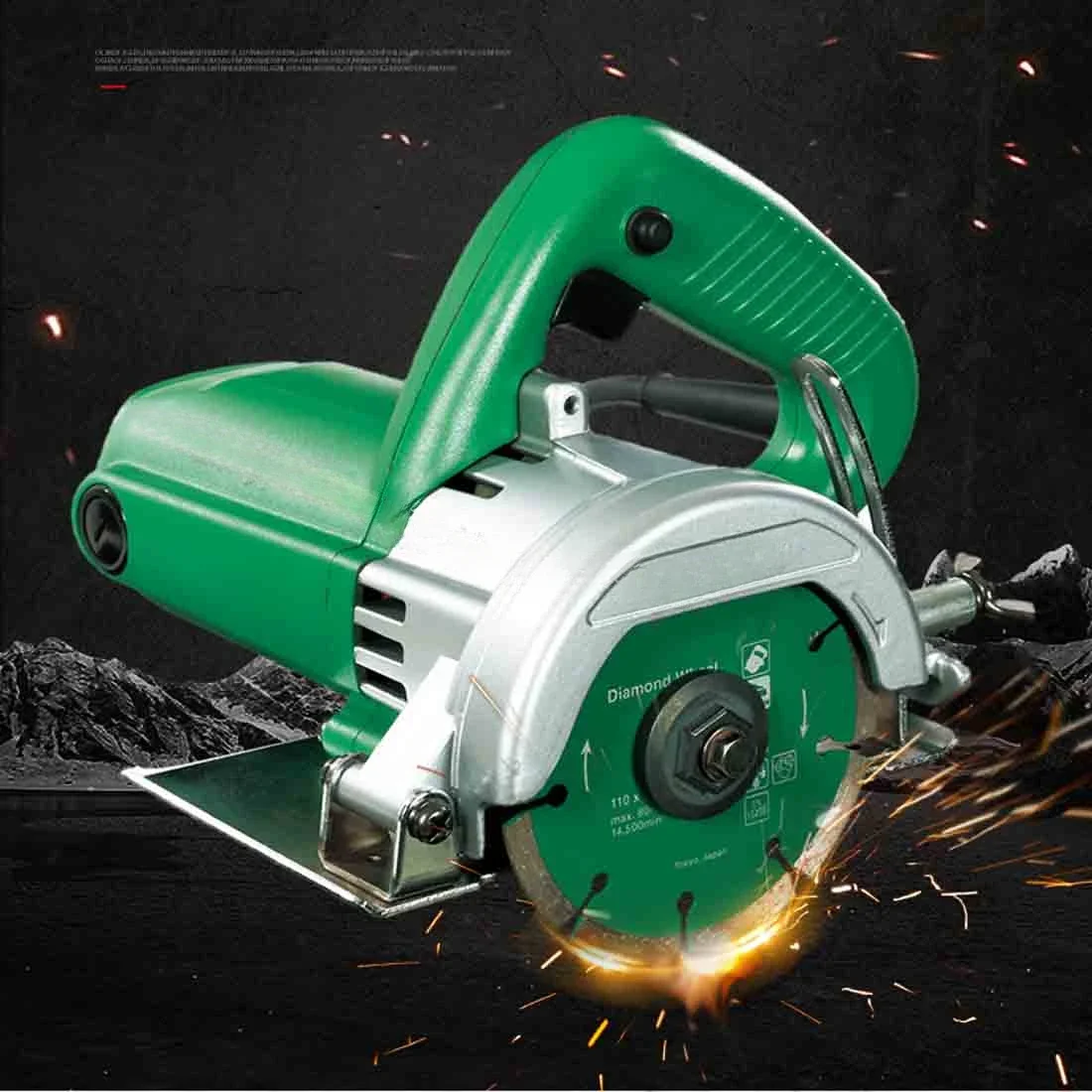 Portable stone cutting machine metal tile woodworking special slotting machine cloud stone machine chainsaw