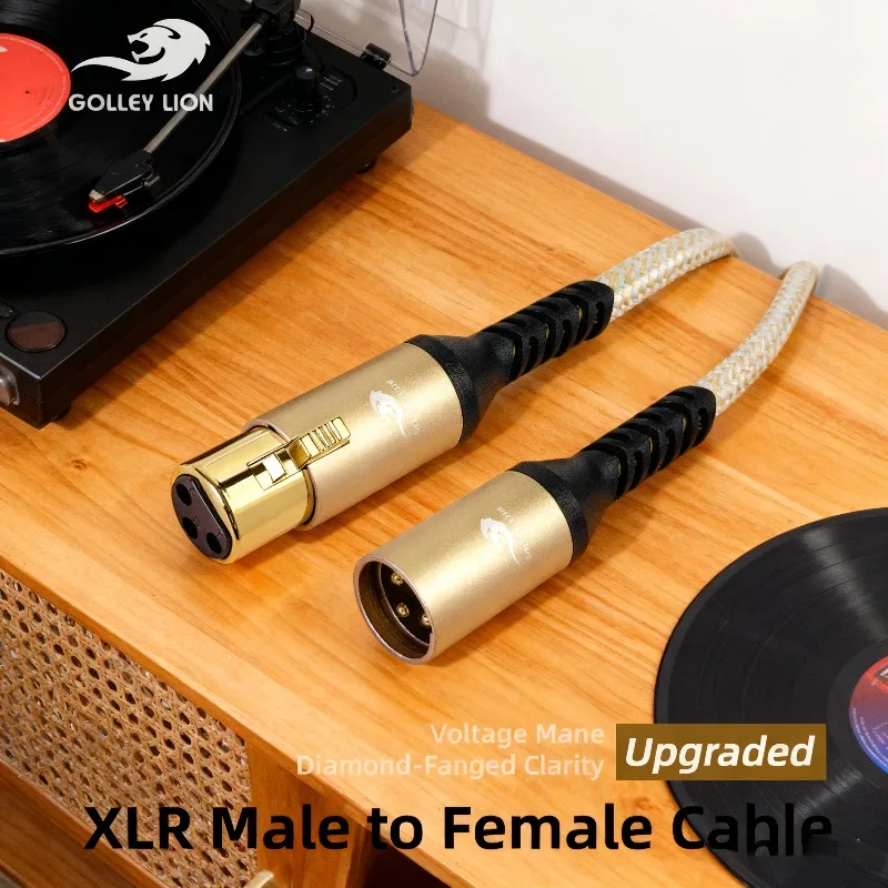 

3Pin XLR Cable Male to Female Balanced Analog Audio Cord High Fidelity Microphone Cable for Mixer Amplifier Speaker Durable XLR