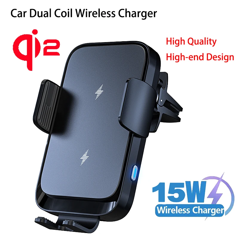 

Автомобильное беспроводное зарядное устройство 15 Вт для телефонов IPhone Xiaomi Samsung Huawei Магнитное беспроводное автомобильное зарядное устройство Станция быстрой зарядки