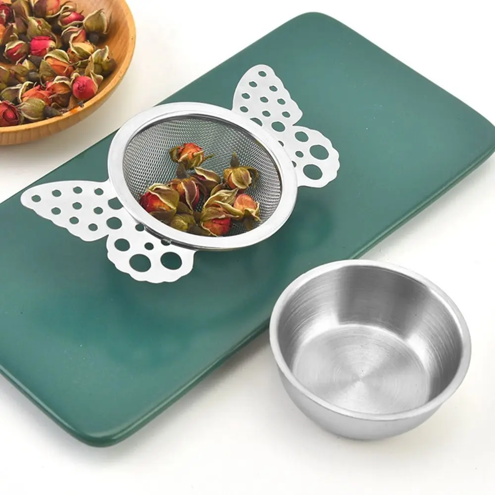 

Кухонные аксессуары, чайник в форме бабочки/цвета, портативное ситечко для чая, заварочный чайник из нержавеющей стали, металлический фильтр для чая