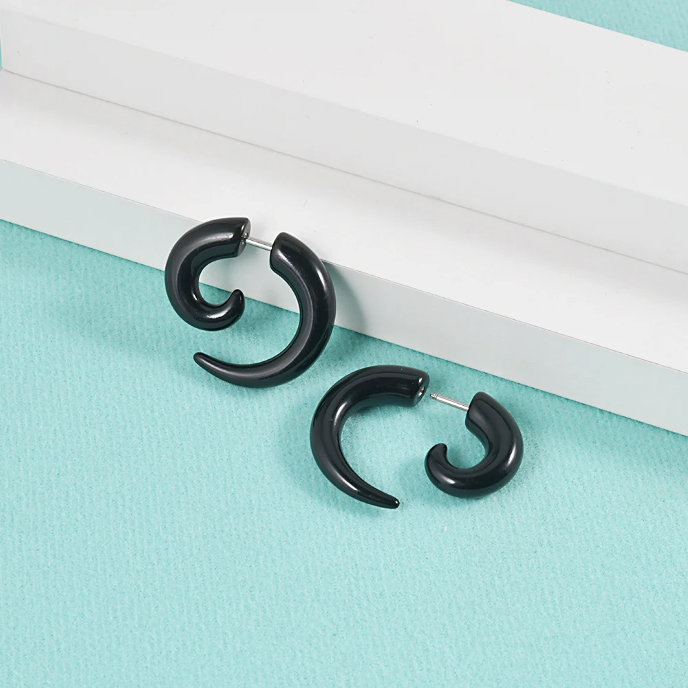 2/4pcs Acrylic Fake Plug Tunne - Seam Gauge Metal ulasan dan harga