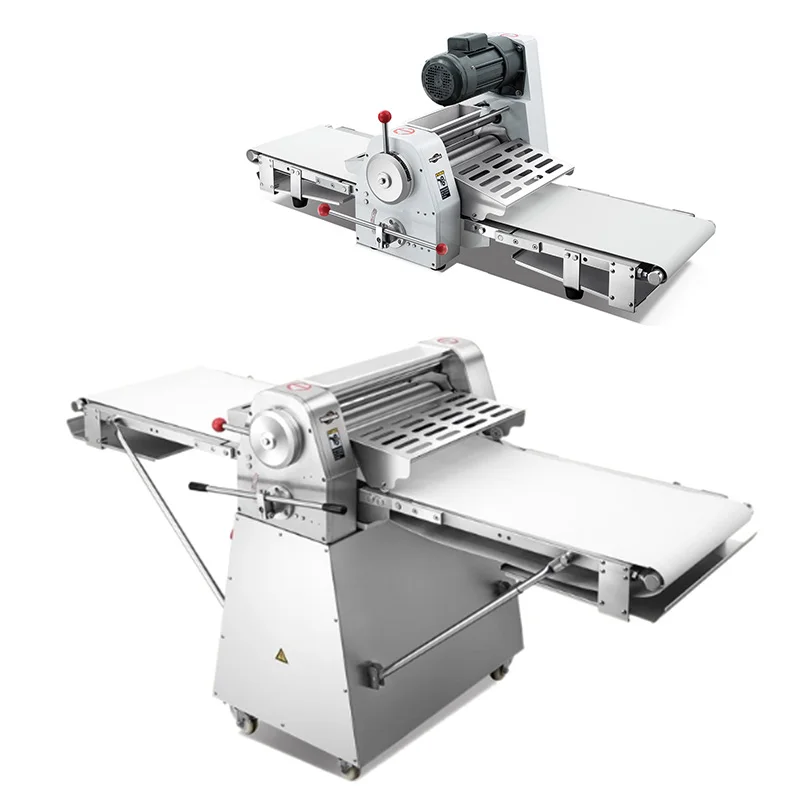 New Electric Puff Pastry Meringue Maker Dough Sheeter Croissant Roller Pressing Machine Touch Screen 304 Stainless Steel Bakery