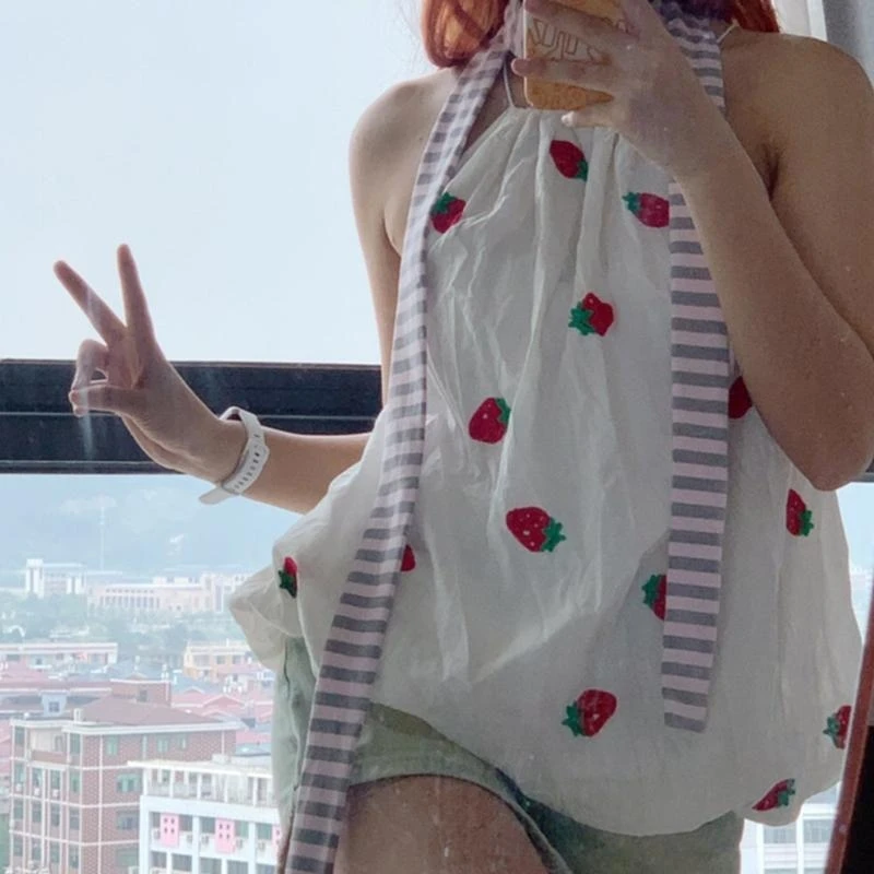 5ASD 여성 스프링 스트라이프 패턴 스카프 얇은 목도리 y2k 스타일 화려한 얇은 스카프