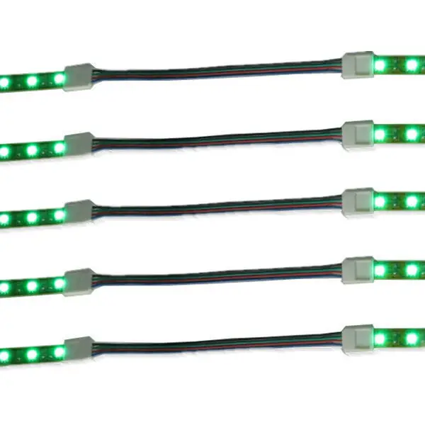 10/20PCS 4 Pin LED Strip Connector for 8mm 10mm 3528 5050 5630 RGB RGBW IP20 Non-waterproof LED Tape Light to Wire