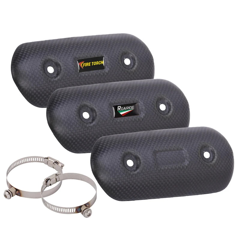 Universeller Kohlefaser-Motorrad-Auspuff-Hitzeschutz für KTM DUKE 790 F750GS S1000RR 450RR CBR500 675SRR
