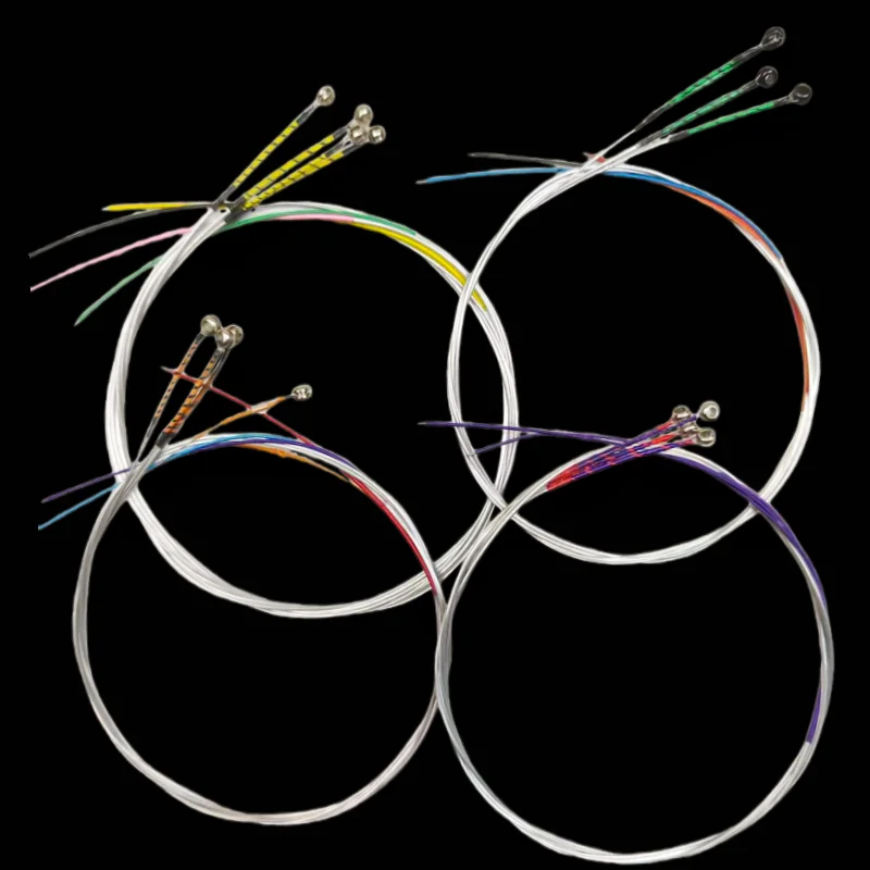10 sets Pro Aluminum Violin Strings Middle Soft E-A-D-G Strings of Violins 4/4 Fiddle Replacements Accessories