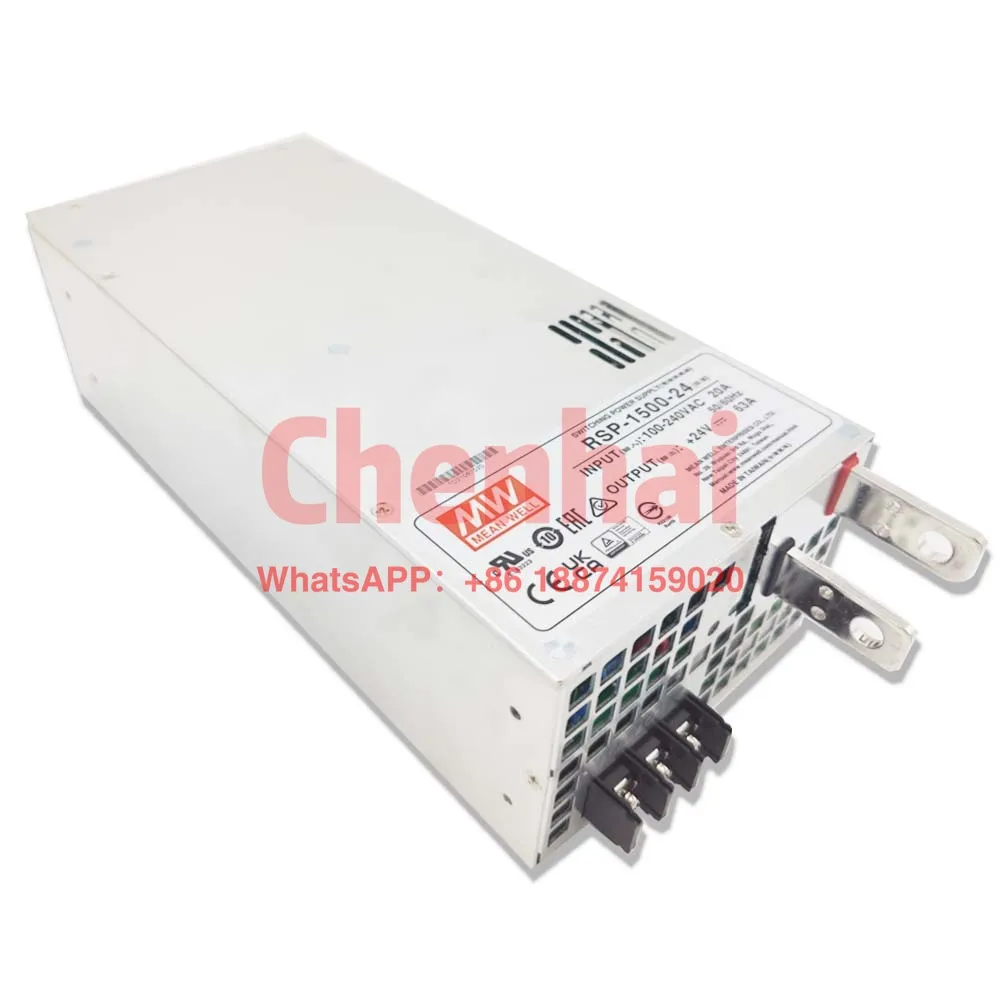 

Mean Well RSP-1500-24 24v 0 ~ 63A Источник питания inventronics, светодиодный драйвер 1500w pfc, блок питания для ПК