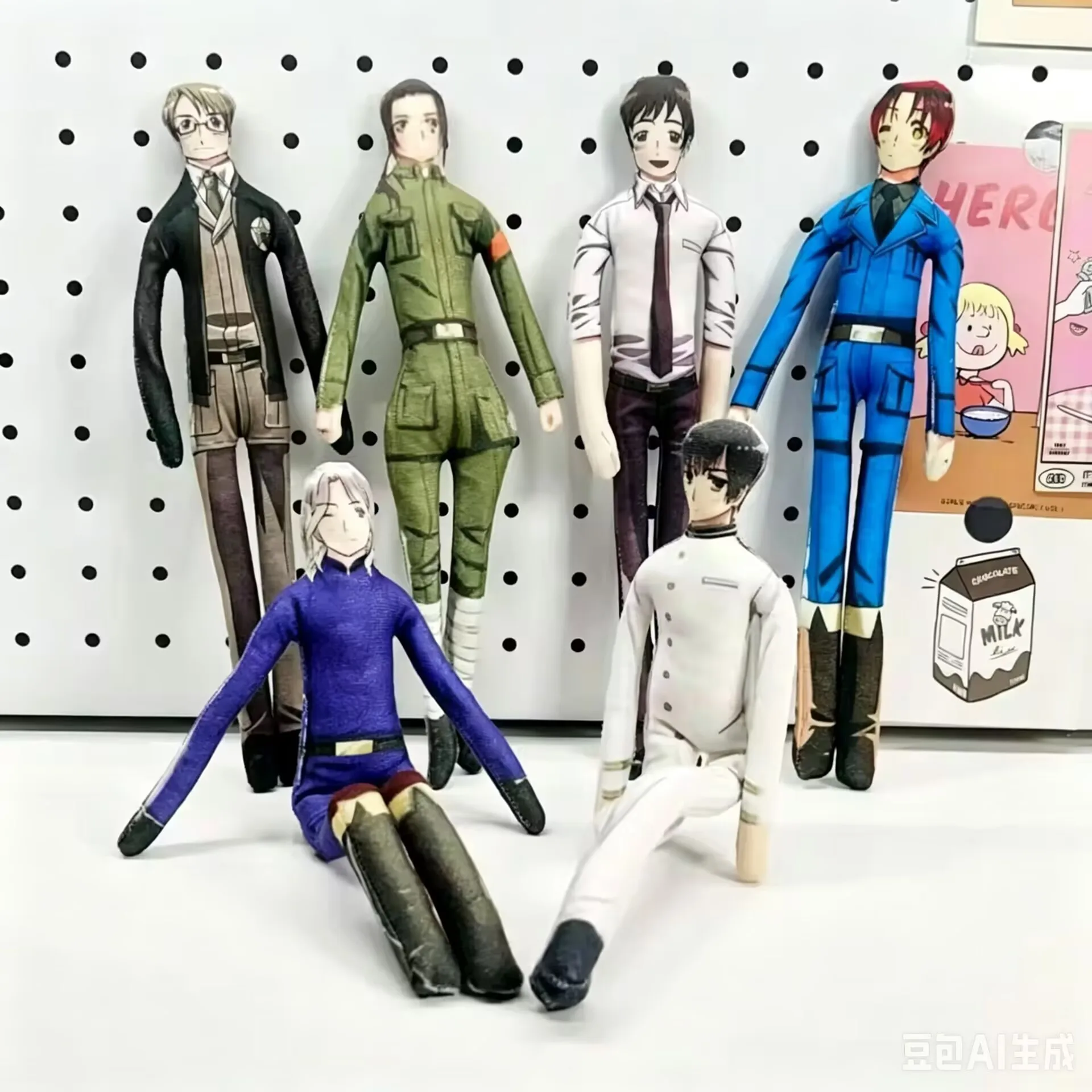 Muñecos de Peluche Antiestrés Hetalia Twisted, Periféricos de Anime, Muñeco de Compañía Alfred F. Jones, Figura de Peluche Ludwig, Juguetes y Regalos