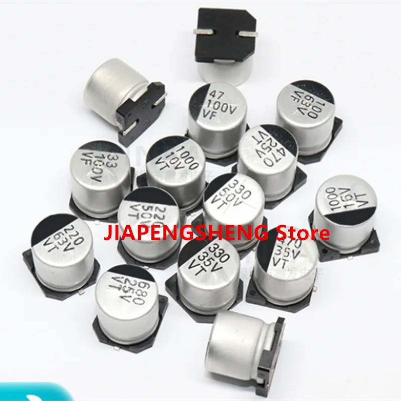 

Алюминиевый электролитический конденсатор SMD, 50V10UF, 50V1UF, 50V2.2UF, 50V3.3UF, 50V4.7UF, 50V22UF, 50V33UF, 50V47UF, 50 шт.