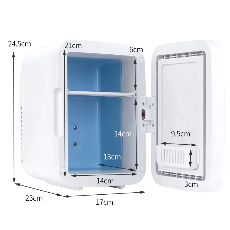 2025 New Portable 4L Mini Refrigerator - Beauty & Cosmetics Cooler for Car, Home, Dormitory & RV