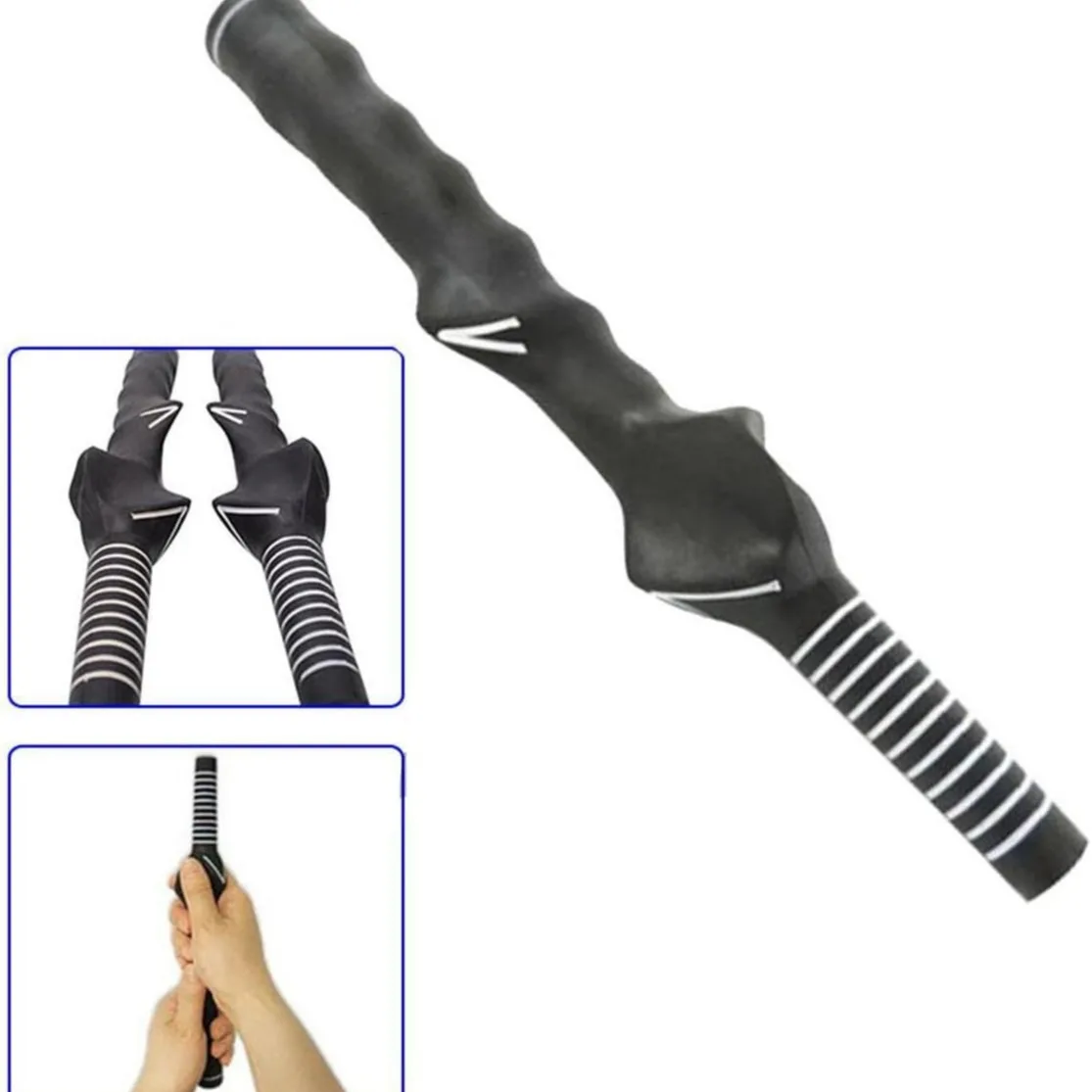 

Golf Grip Trainer Golf Grips Correction Grip Type Correction Device General Beginner Practice for Clubs GEFXLQ05