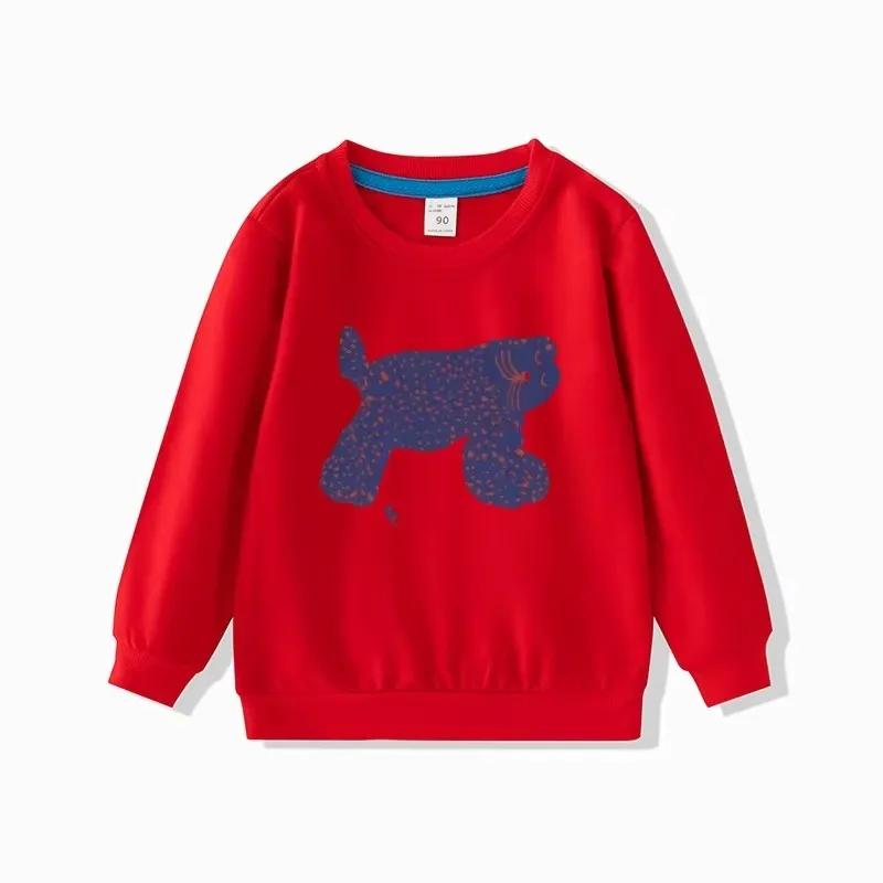 2024 Autumn girls Sweatshirts Cotton boys Hoodies Casual Cartoon Printting Shirts Baby Boy Clothing 2-7 Years Children Tops