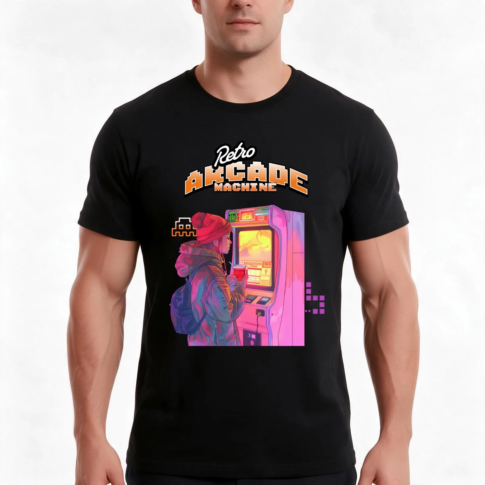 More than a Hobby: Arcade Digital Art as a Profession T-Shirt Summer Casual Cotton Tee Oversized Streetwear Tops 100% Cotton
