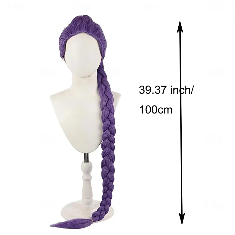 Halloween HAIRJOY Kunsthaar Cosplays Perücke Dämon Jäger Kostüm Rumi Cosplay Perücke Anime Perücken Langes Glattes Haar Zubehör