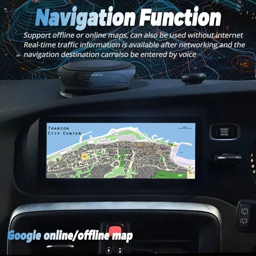 256GB Android15 Radio For VOLVO V40 2011 2018 Right Hand Driving 8.8