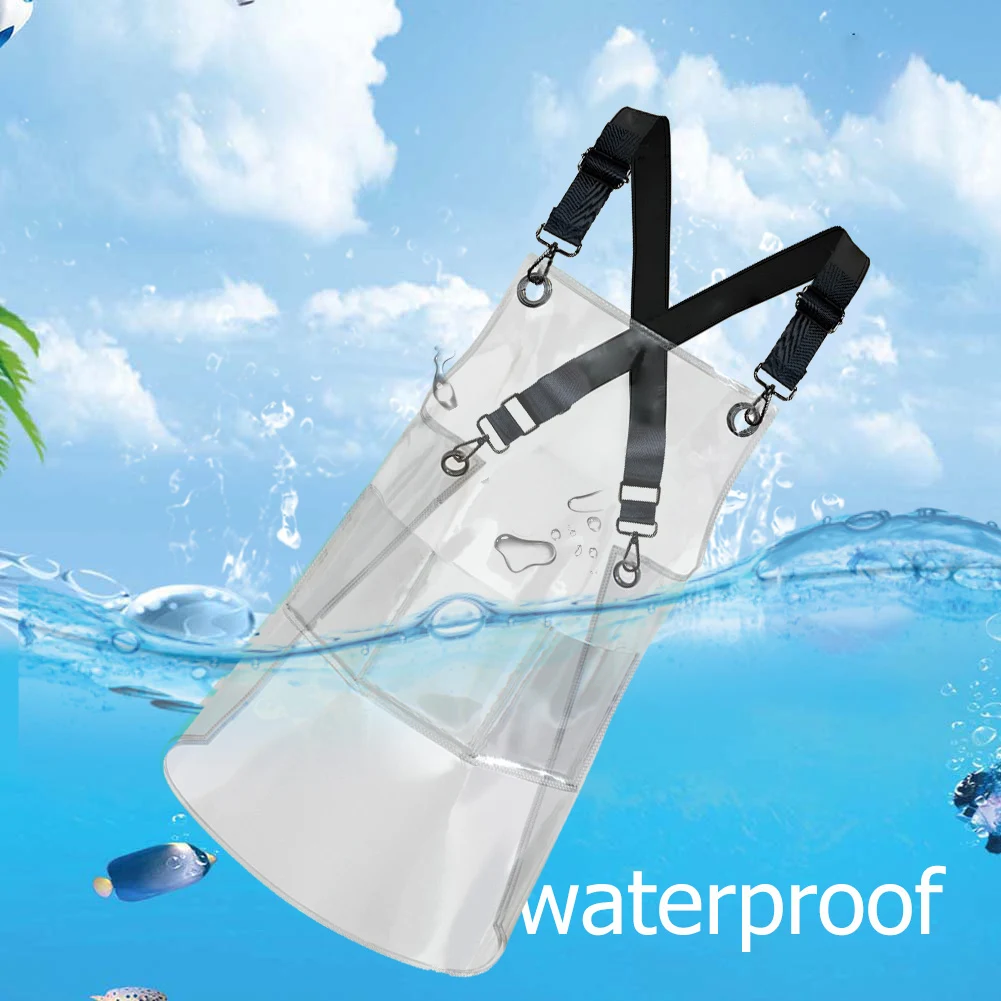 

Модный рабочий фартук, маслостойкие водонепроницаемые домашние фартуки, многоразовый ТПУ для кухни, парикмахерской, парикмахера, бариста, товары для дома