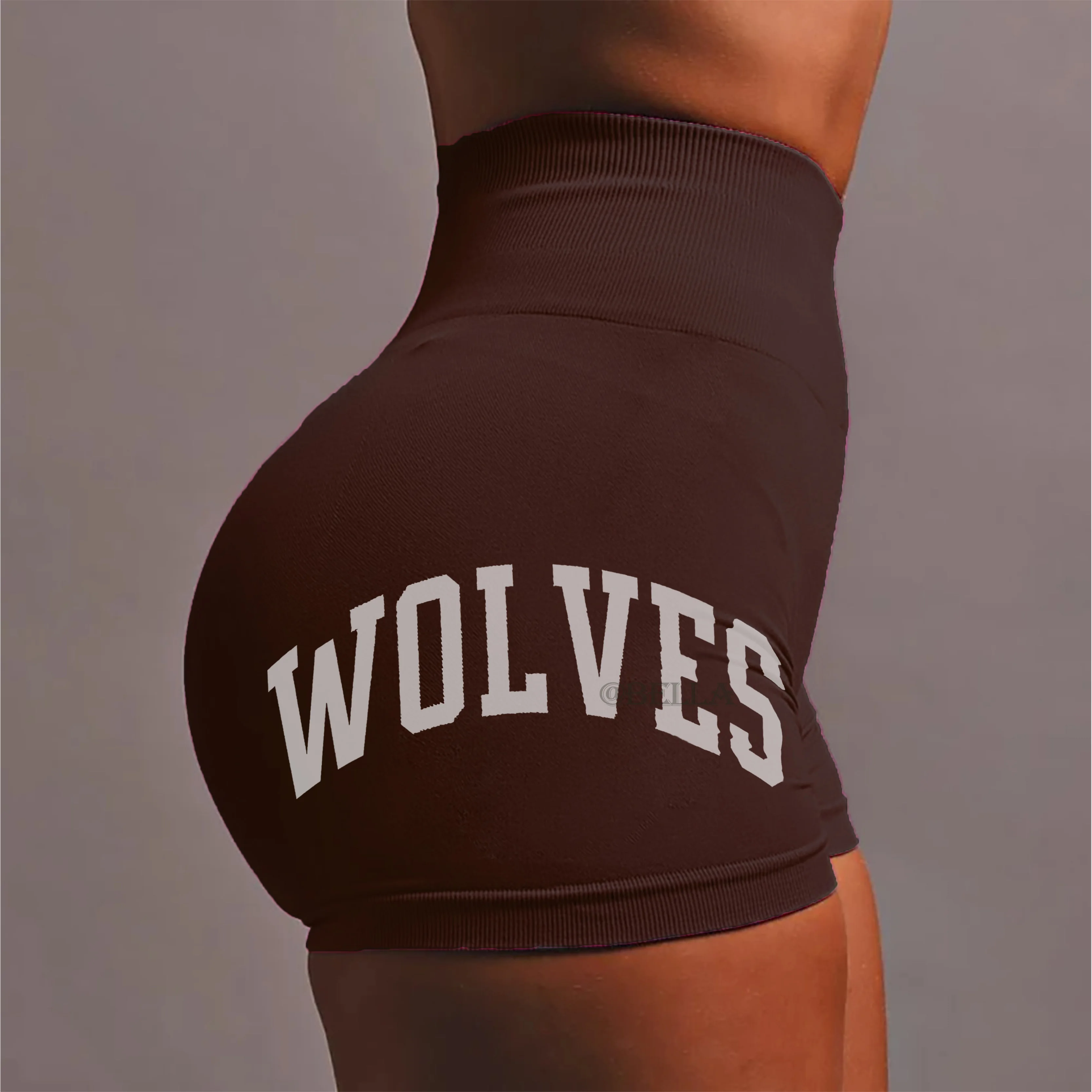 She Darc Shorts Mujer Sports Gym Pants Push Up Wolf Head Fitness Female Skinny Bottom Running Yoga Sexy Tight Sport Shorts