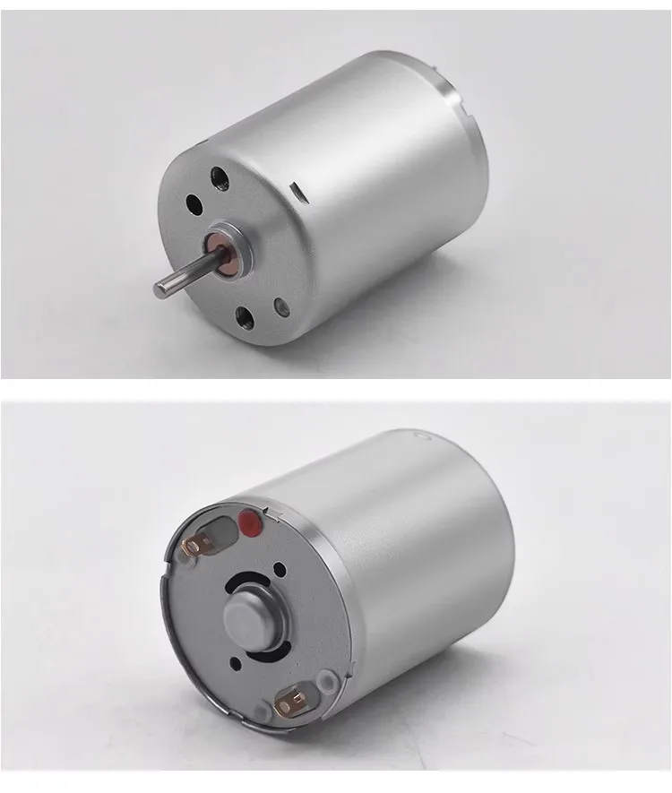 370 6V 12V 24V 6000RPM 8500RPM High Speed 1.38-4.43W Strong Magnetic DC Brushed Micro Mini Motor