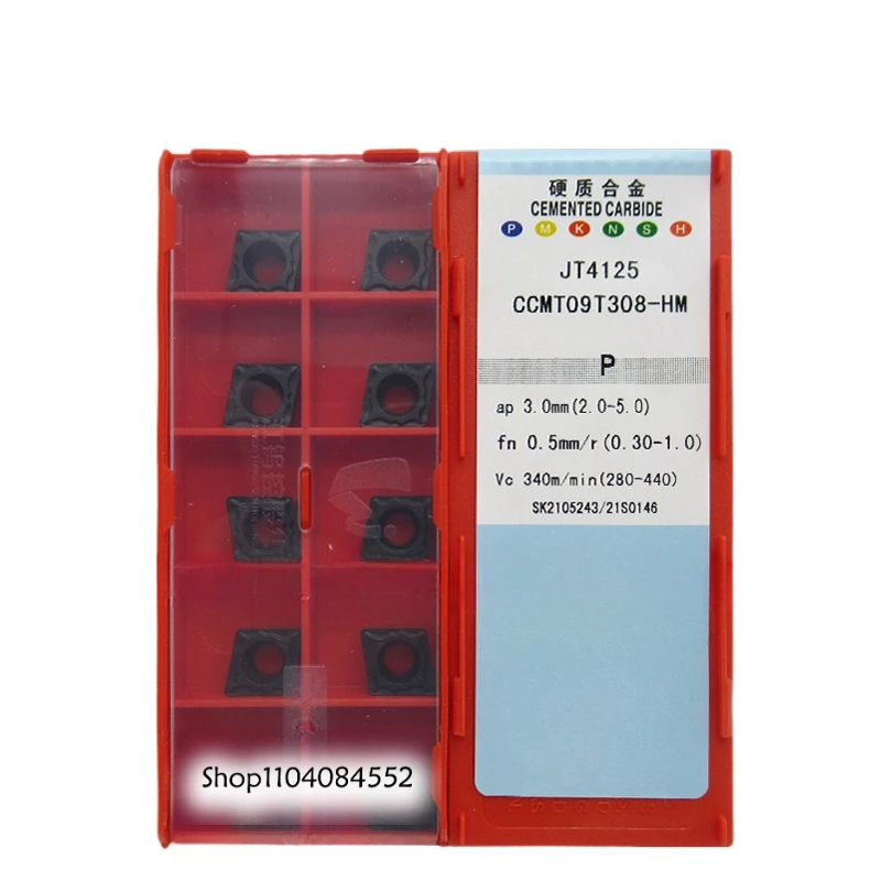 

Original CNC Inserts JT4125 JT4225 JT4025 JT4215 JT4245 CCMT09T308-HM CCMT 09T308 Carbide Inserts Turning Tools
